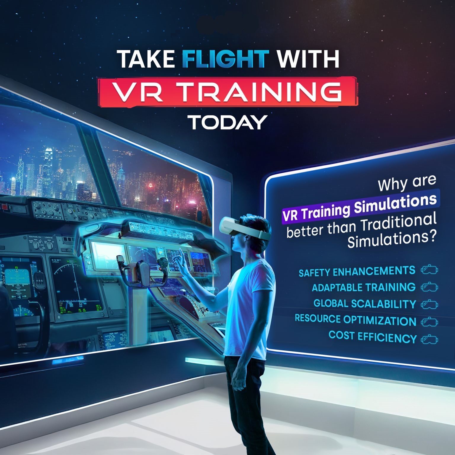 Proper training for pilots using AR VR and MR